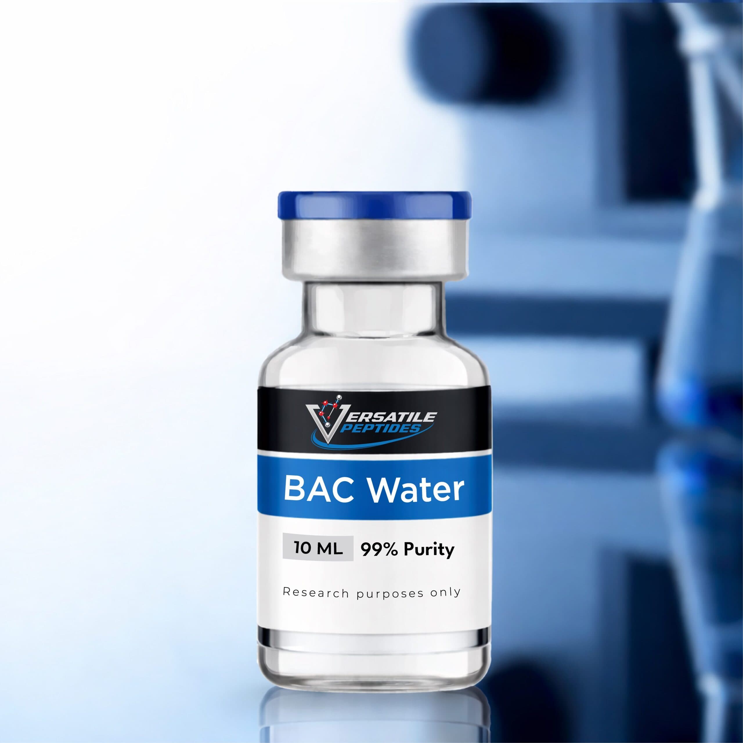 Versatile Peptides bacteriostatic water vial